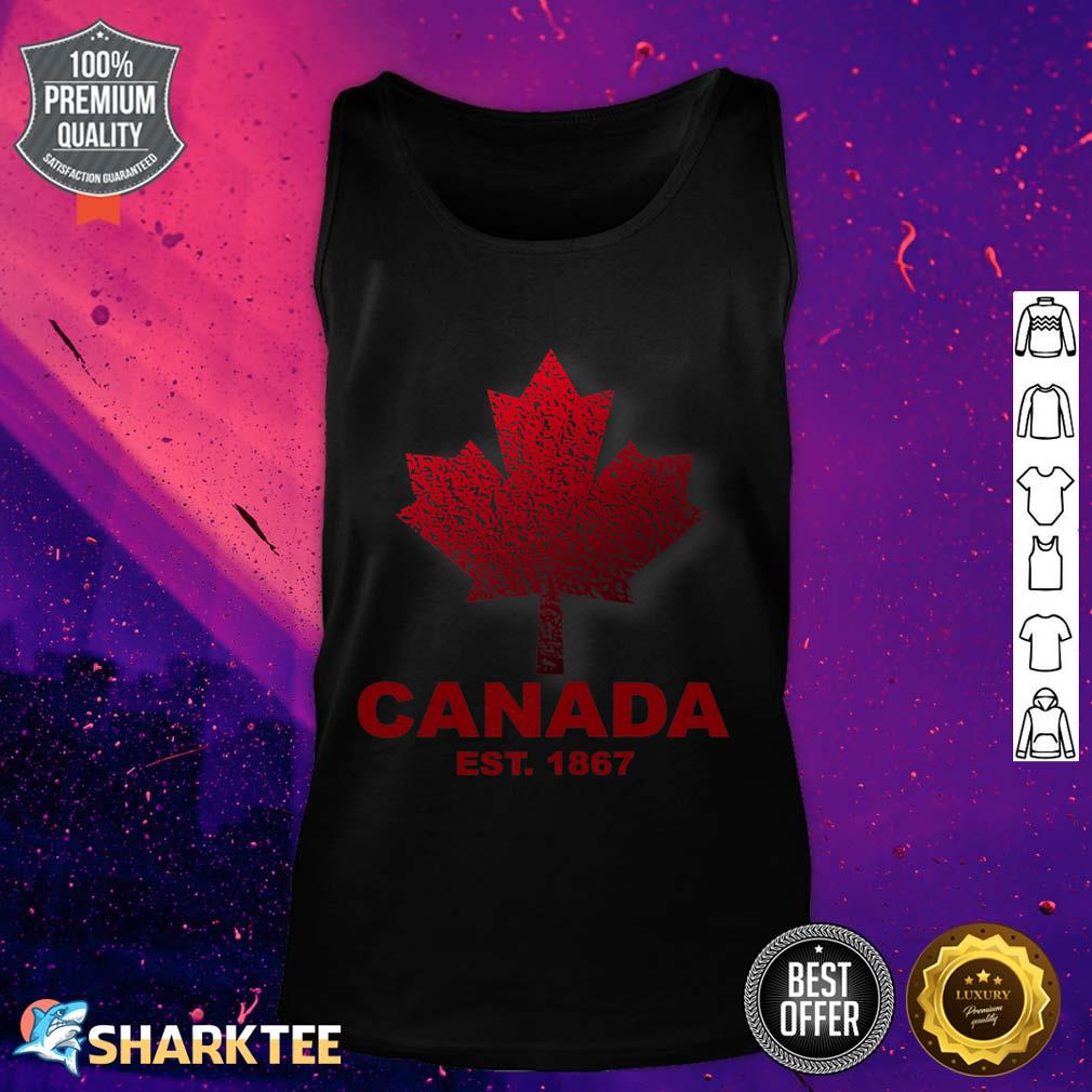 Womens Canada 150 Years Canadian Flag Est 1867 For Women Tank top 