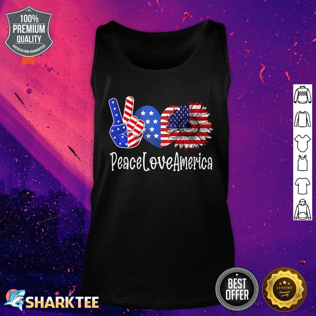 4th of July Women Funny July 4th America USA Tank Top 