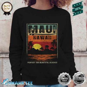 Retro Vintage Tropical Maui Hawaii Maui HI Sweatshirt