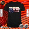 Beer USA Flag 4th Of July Fourth Independence Day Shirt
