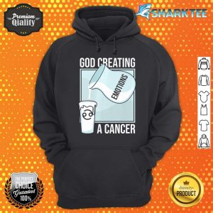 Cancer Facts Emotion Glass Astrology Horoscope Zodiac Sign Premium Hoodie