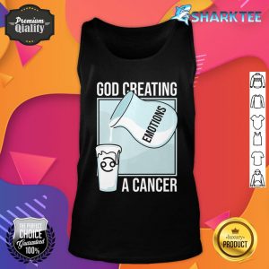 Cancer Facts Emotion Glass Astrology Horoscope Zodiac Sign Premium Tank top