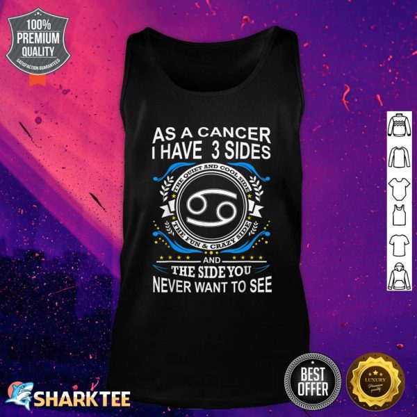 Cancer Star Sign Funny Astrology Zodiac Tank Top