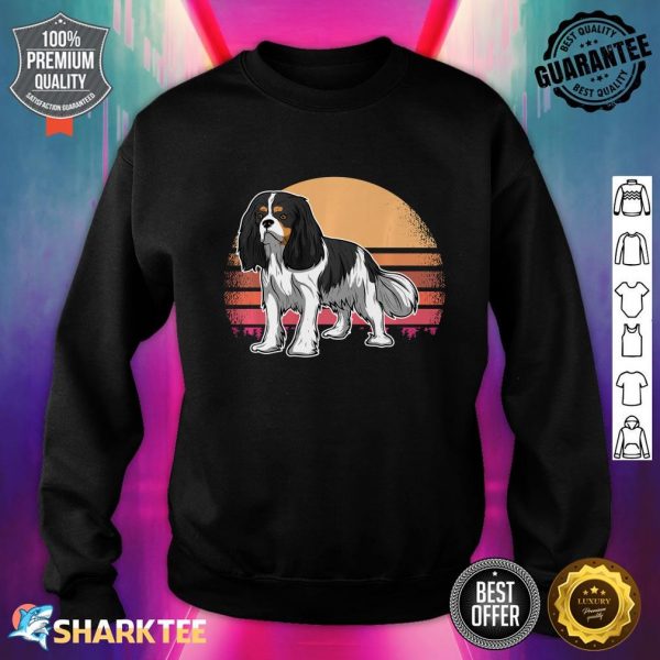 Cavalier King Charles Spaniel CKCS Sunset Premium Sweatshirt