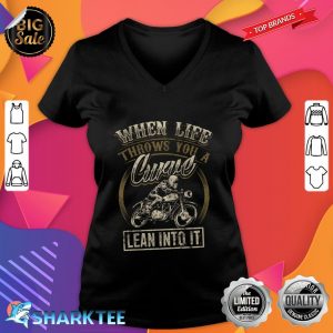 Cool Biker Quote Funny Motorcycle Saying Love Riding V-neck