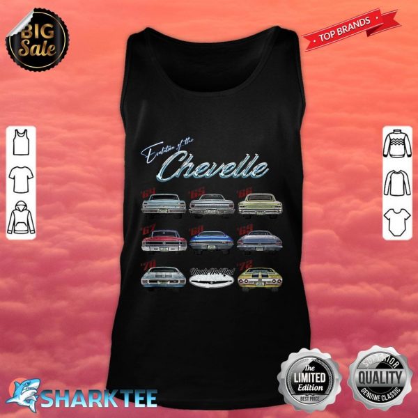 Evolution of The Chevelle Hotrod Muscle Car Tank top