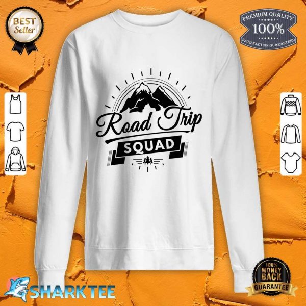 Family Vacation - Road Trip Squad Mountains Sweatshirt