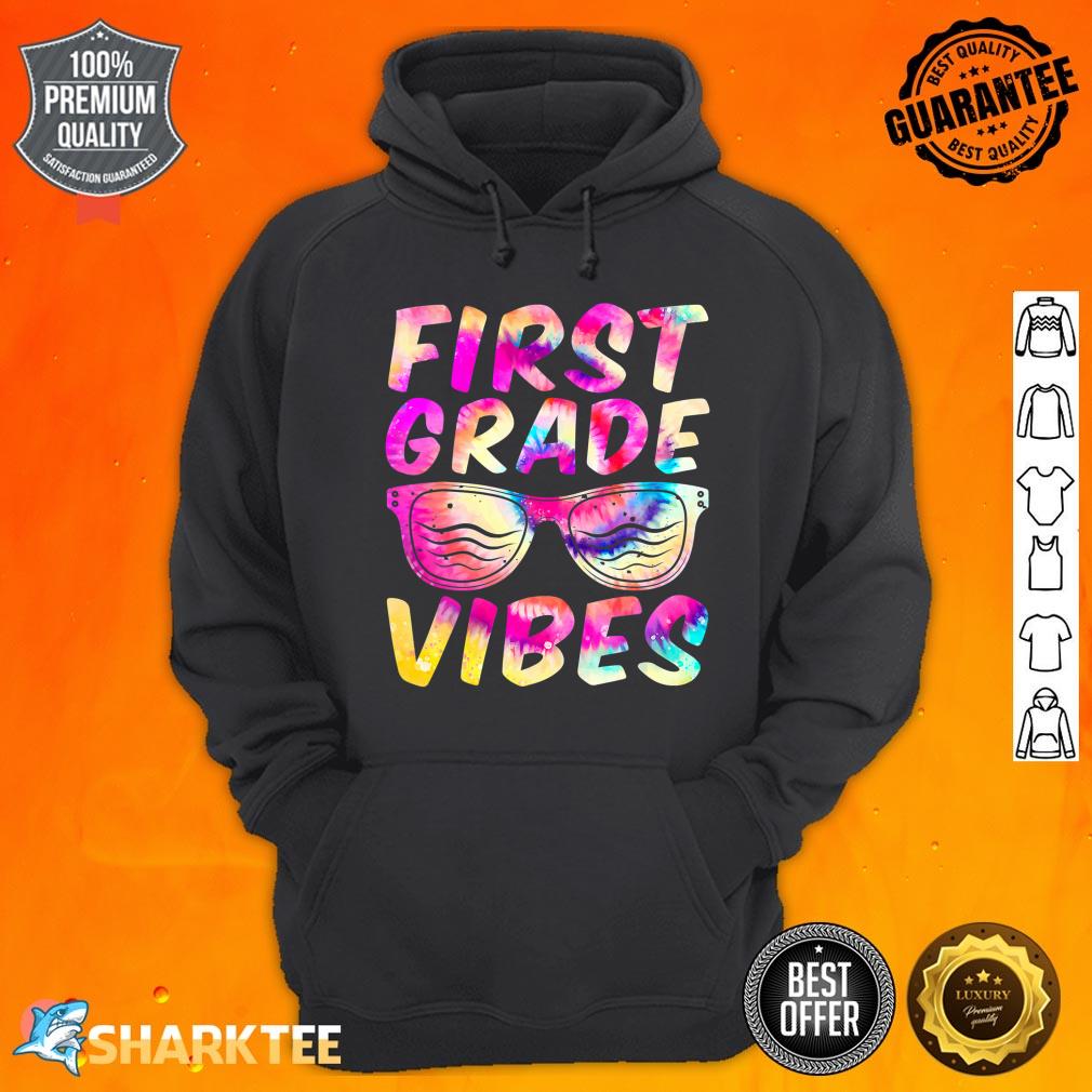 First Grade Vibes First Day of 1st Grade Kids Back to School Hoodie