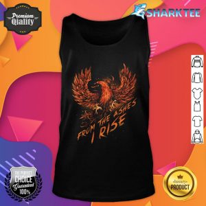 From the Ashes, I Rise Motivational Phoenix Tank Top