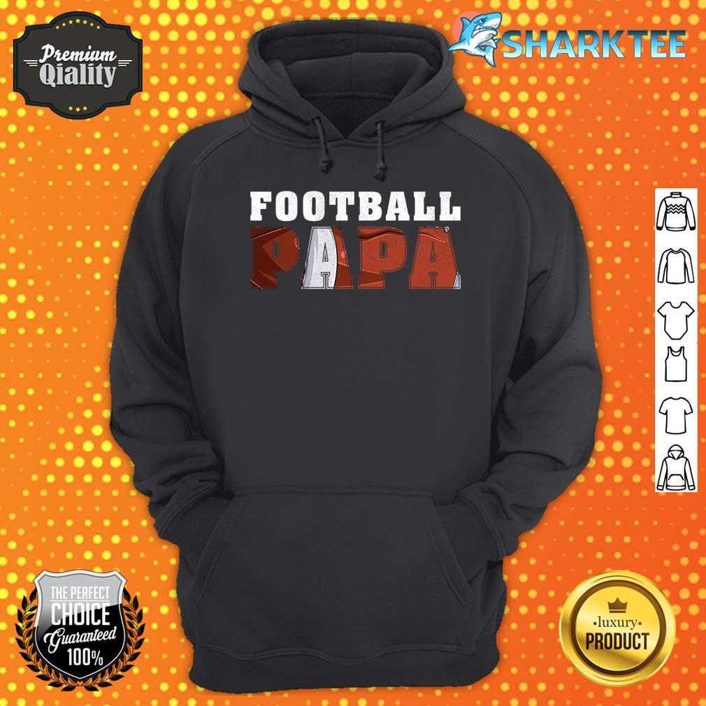 Funny Vintage Style Football Papa Father's Day Hoodie 