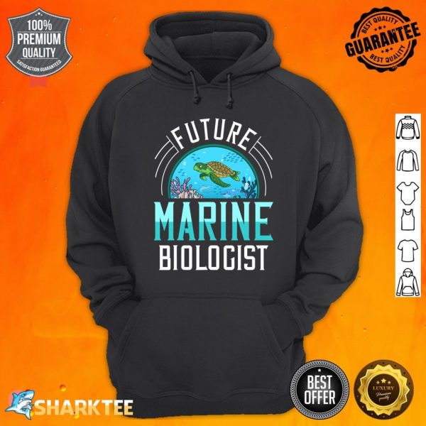 Future Marine Biologist Gift Biology Ocean Life Hoodie