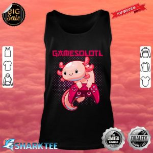 Gamer Axolotl Lover Cute Axolotl Gaming Video Gamer Gifts Tank Top