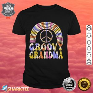 Groovy Grandma 70s Aesthetic Nostalgia 1970's Retro Grandma Shirt