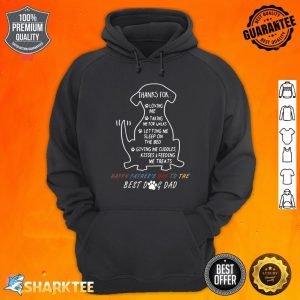 Happy Fathers Day Dog Dad Hoodie
