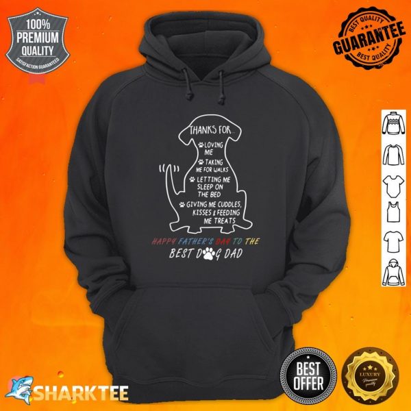 Happy Fathers Day Dog Dad Hoodie
