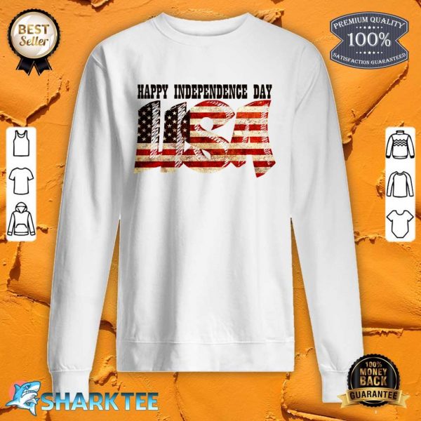 Happy Independence Day USA July 4th Sweatshirt