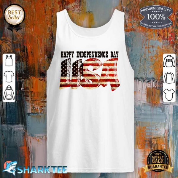 Happy Independence Day USA July 4th Tank top