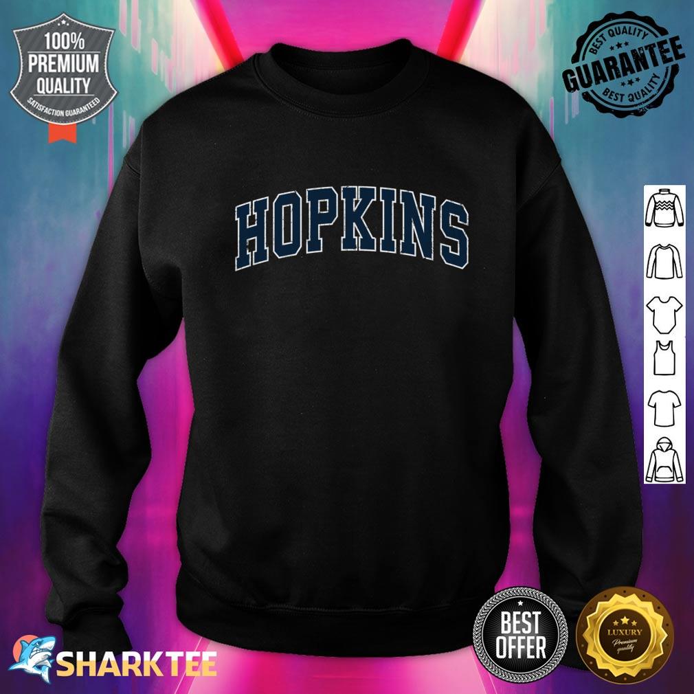 Hopkins Minnesota MN Vintage Sports Design Navy Design Sweatshirt