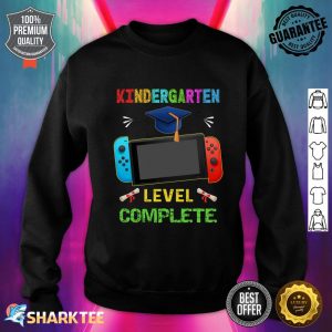 Kindergarten Level Complete Graduation Class Gamer Sweatshirt