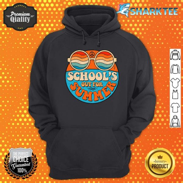 Last Day Of School Schools Out For Summer Teacher Vintage Hoodie