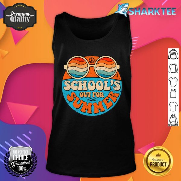 Last Day Of School Schools Out For Summer Teacher Vintage Tank Top