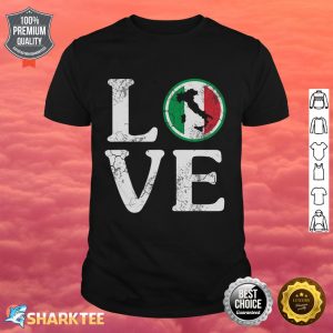 Love Italy Map Flag Italian Italia Family Heritage Shirt