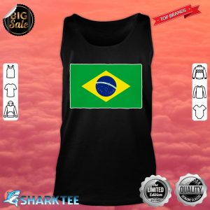 Loving Brazil Flag Patriotic Brazilian Sports Supporter Shirt