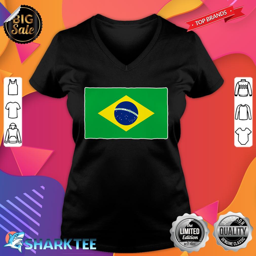 Loving Brazil Flag Patriotic Brazilian Sports Supporter Shirt