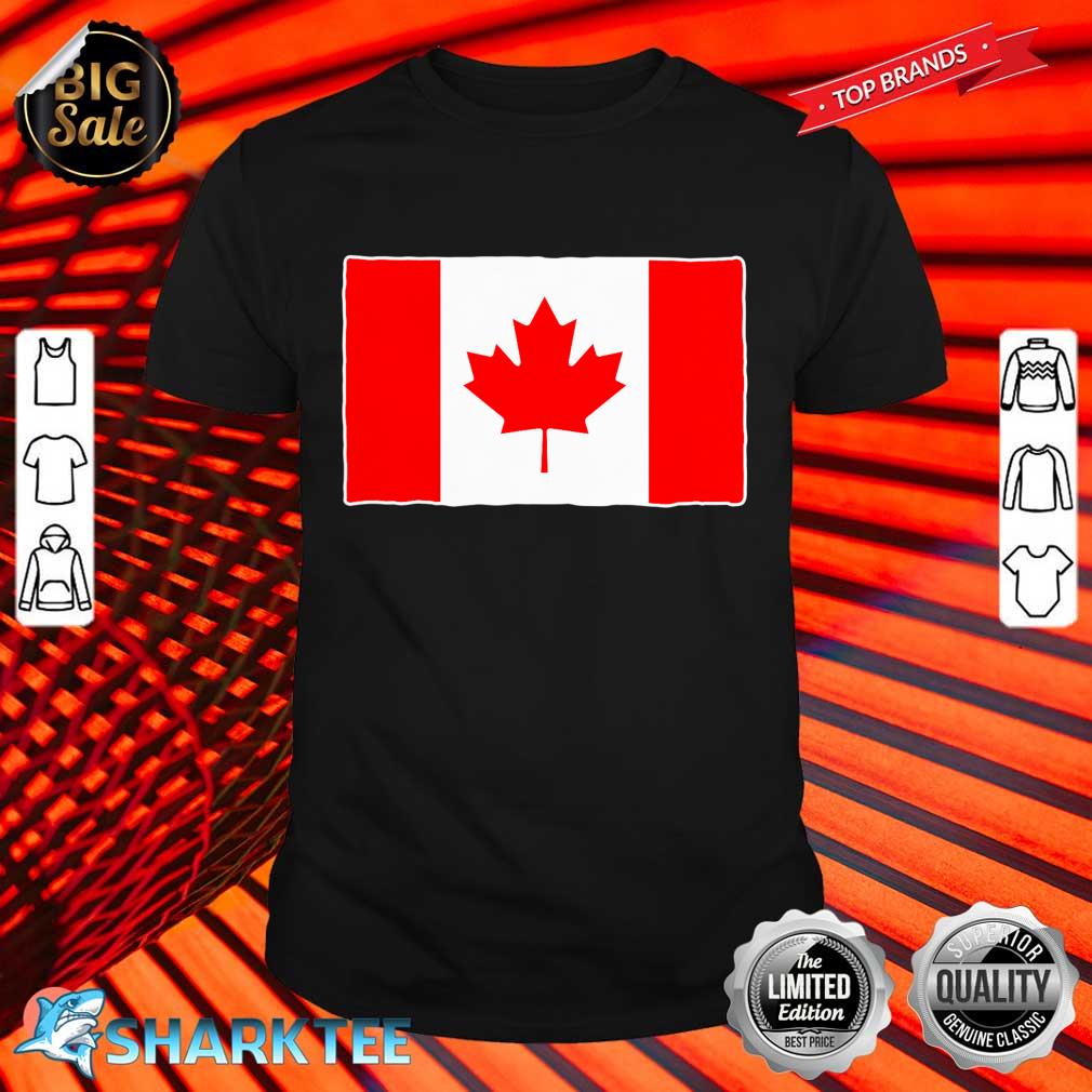 Loving Canada Flag Patriotic Canadian Sports Supporter Shirt