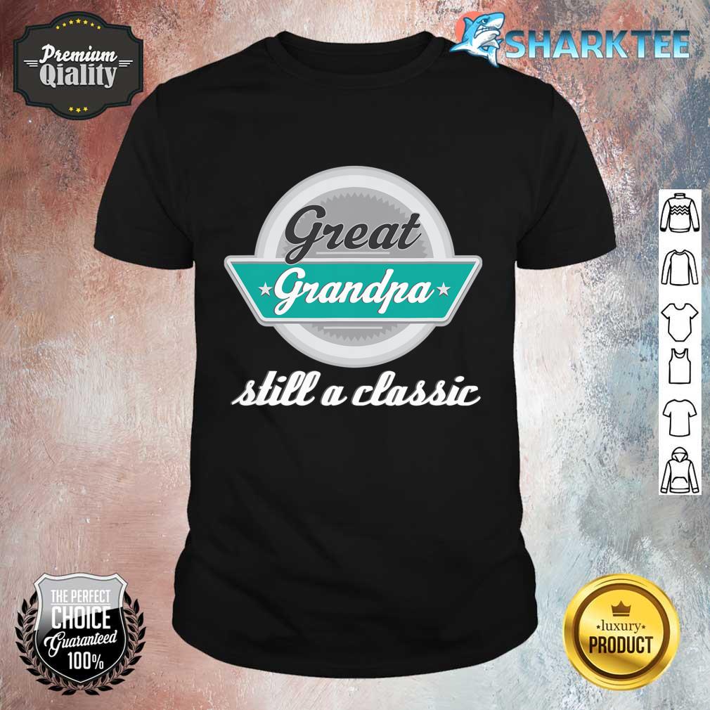 Mens Great Grandpa Gifts Funny Fathers Day Vintage Shirt