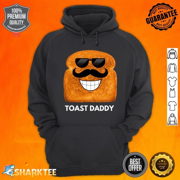 Mens Toast Daddy I Love Bread Hoodie