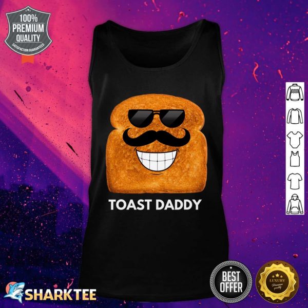 Mens Toast Daddy I Love Bread Tank top