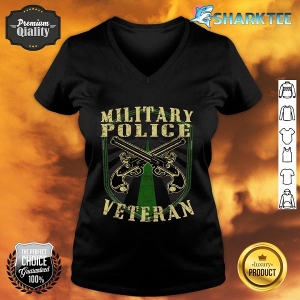 Military Police Corps Veteran army V-neck