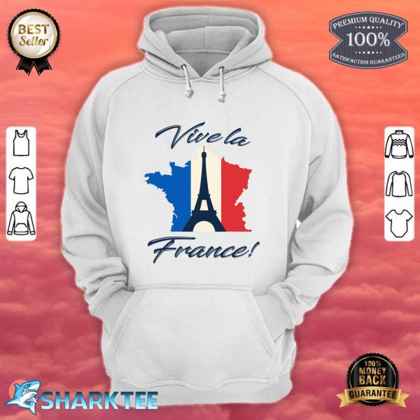 Paris France Flag Eiffel Tower French Souvenir Travel Hoodie