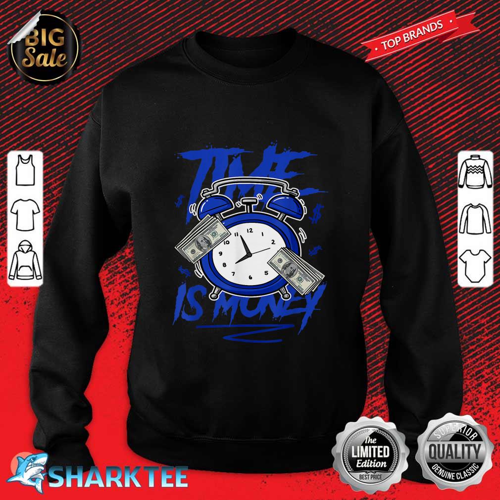 Racer Blue 5s Tee To Match Time Is Money Shoes 5 Racer Blue Sweatshirt