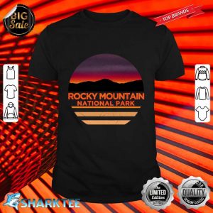 Retro Vintage Rocky Mountain National Park Shirt