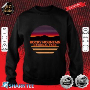 Retro Vintage Rocky Mountain National Park Sweatshirt