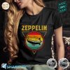 Retro Zeppelin Funny Dirigible Blimp Airship 70s 80s Shirt