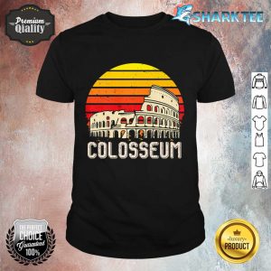 Rome Retro Colosseum From Italy The Ancient Romans Premium Shirt