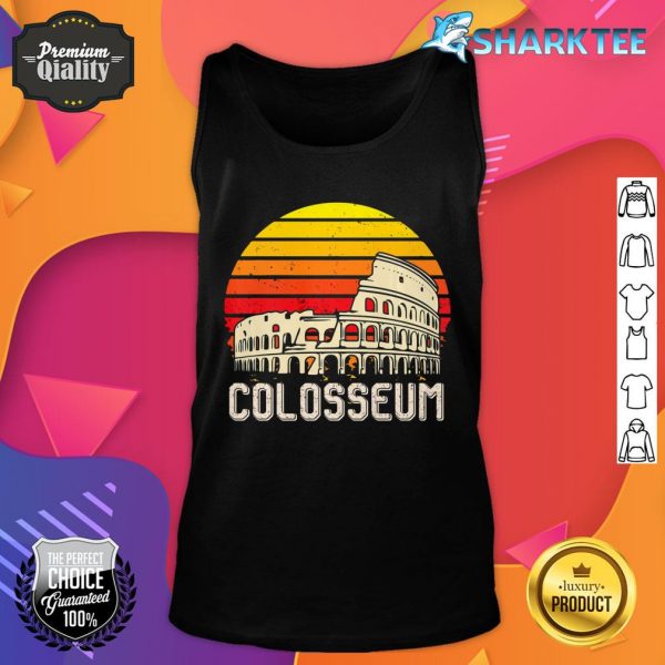 Rome Retro Colosseum From Italy The Ancient Romans Premium Tank top