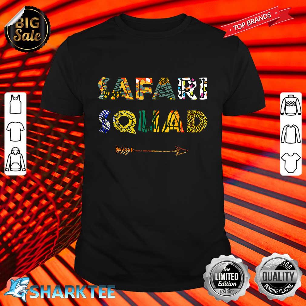 Safari Squad African Family Vacation Summer Vacay Trip Shirt