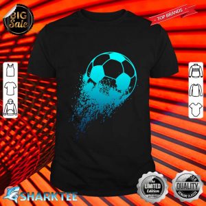 Soccer Player Sports Vintage Men Boys Soccer Shirt