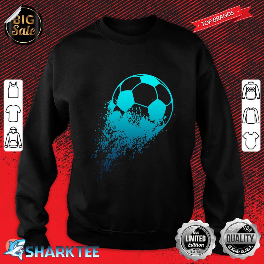Soccer Player Sports Vintage Men Boys Soccer Sweatshirt