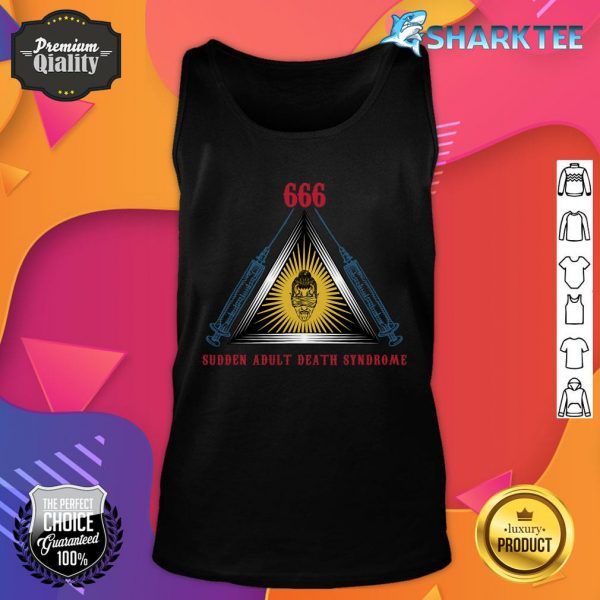 Sudden Adult Death Syndrome 666 Illuminati Tank Top
