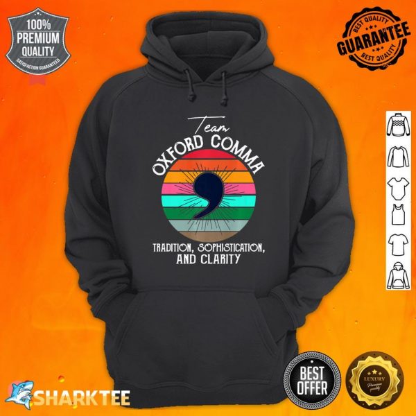 Team Oxford Comma Preservation Society Premium Hoodie