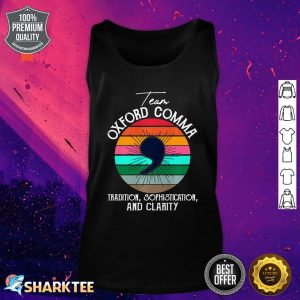 Team Oxford Comma Preservation Society Premium Tank top