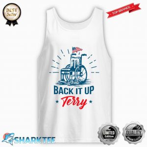 Back Up Terry 4th Of July American Flag wheelchair American Tank top