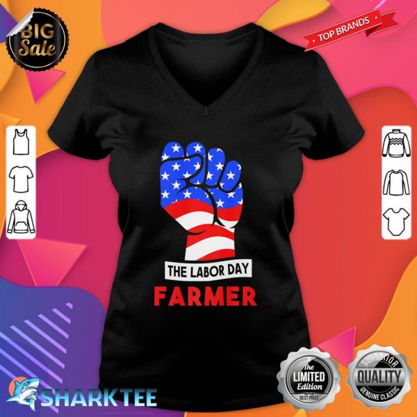 The Labor Day Farmer Premium V-neck
