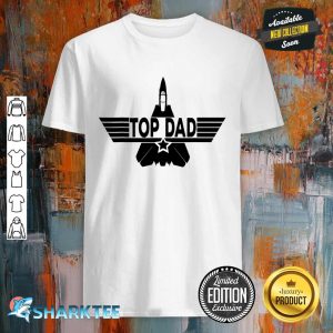 Top Dad Funny Cool 80s 1980s Father Funny Fathers Day Shirt