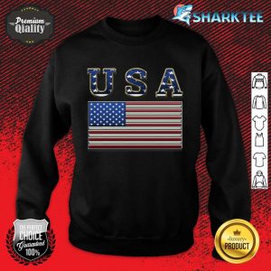 USA American Flag United States US Patriotic Sweatshirt